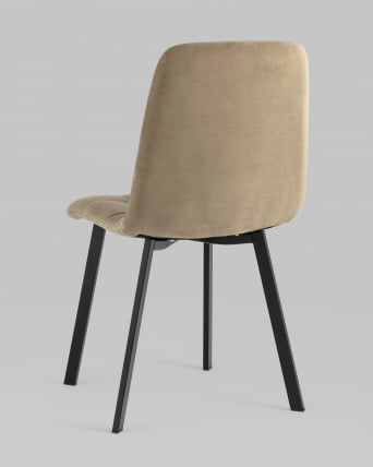 Стул Oliver Square велюр Капучино_5